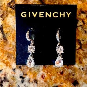 Givenchy drop crystal earrings.     NEW with tags!